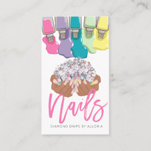 Carte De Visite Un Artiste De Clou Déchirant La Main Polonaise Log