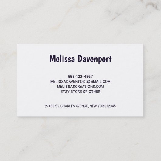 Carte De Visite Un astronaute flotte dans l'espace (Dos)