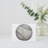 Carte De Visite Un baseball (Debout devant)