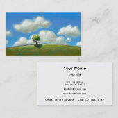 Carte De Visite Un bon temps pour commencer - la COUTUME de (Devant / Derrière)