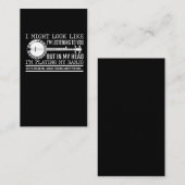 Carte De Visite Un cadeau de Funny Banjo Player pour les amateurs  (Devant / Derrière)