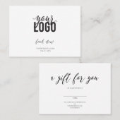 Carte De Visite Un cadeau pour vous (Devant / Derrière)