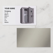 Carte De Visite Un "coffre" (Devant / Derrière)