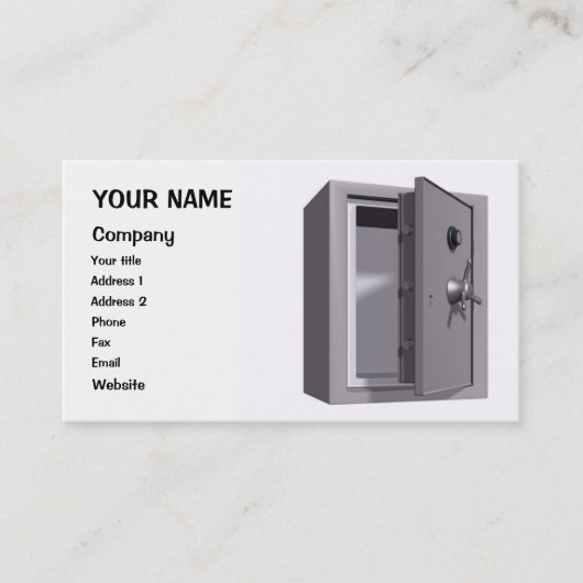 Carte De Visite Un "coffre" (Devant)