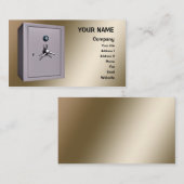 Carte De Visite Un 'coffre-fort' (Devant / Derrière)