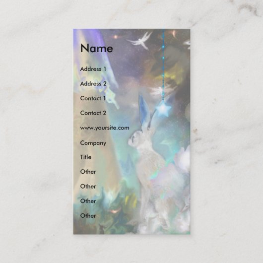 Carte De Visite Un conte de lapin (Devant)