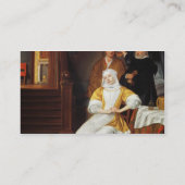 Carte De Visite Un docteur Visiting jeune Madame dans une chambre (Dos)