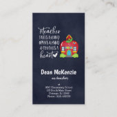 Carte De Visite Un enseignant prend la main (Devant)