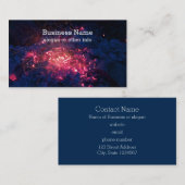 Carte De Visite Un feu de camp avec des membres en feu (Devant / Derrière)