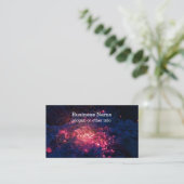 Carte De Visite Un feu de camp avec des membres en feu (Debout devant)