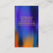 Carte De Visite Un feu mythique augmente Phoenix Bird (Dos)