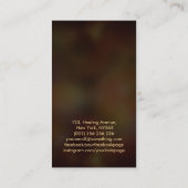 Carte De Visite Un feu mythique augmente Phoenix Bird (Dos)