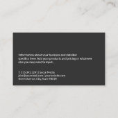 Carte De Visite Un homme et une femme qui travaillent | Code QR (Dos)