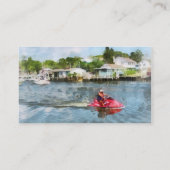 Carte De Visite Un homme sur Jet Ski Tuckerton (Dos)