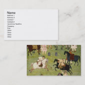 Carte De Visite Un jeu de polo, du grand album de Clive (Devant / Derrière)