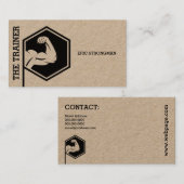 Carte De Visite Un kraft inspiré par le style de fitness (Devant / Derrière)