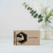 Carte De Visite Un kraft inspiré par le style de fitness (Debout devant)