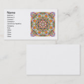 Carte De Visite Un mandala de perle (Devant / Derrière)