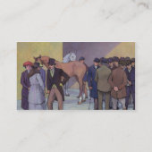 Carte De Visite Un matin chez Tattersall (huile sur la toile) (Dos)