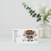 Carte De Visite un mec à la vapeur (Debout devant)