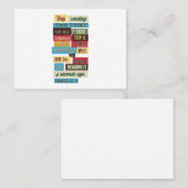 Carte De Visite Un message inspirant (Devant / Derrière)