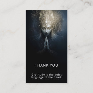 Carte De Visite Un moment de grâce   Art de méditation