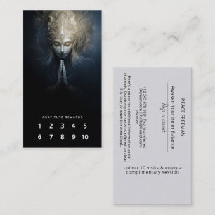 Carte De Visite Un moment de grâce   Art de méditation