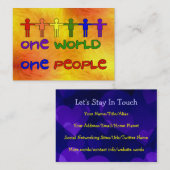 Carte De Visite Un monde (Devant / Derrière)