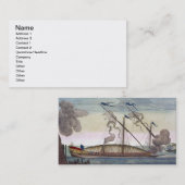 Carte De Visite Un office royal (espagnol ou portugais) a ramé par (Devant / Derrière)