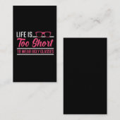 Carte De Visite Un ophtalmologue Humour opticien lunettes laides O (Devant / Derrière)