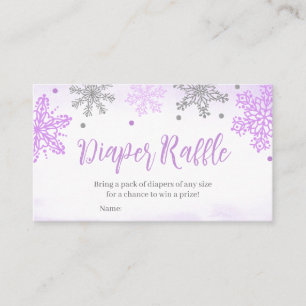 Carte De Visite Un petit Baby shower de neige à caleçon