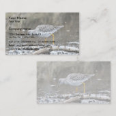 Carte De Visite Un plus grand Yellowlegs (Devant / Derrière)
