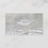 Carte De Visite Un plus grand Yellowlegs (Dos)