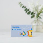 Carte De Visite Un poisson prêt à customiser (Debout devant)