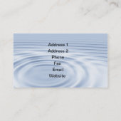 Carte De Visite Un poisson prêt à customiser (Dos)