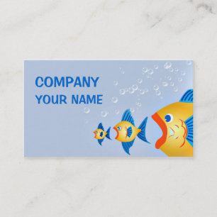 Carte De Visite Un poisson prêt à customiser