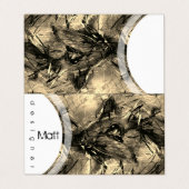 Carte De Visite Un Rat chinois année Zodiac Anniversaire JC (Extérieur déplié)