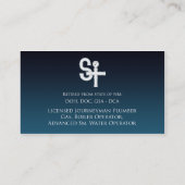 Carte De Visite Un Sam Townley Plumbing Company (Dos)