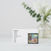 Carte De Visite Un seul colibri (Debout devant)