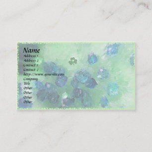 Carte De Visite Un shamrock qui a de la chance ! Modèle
