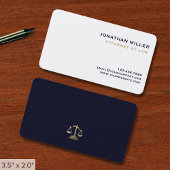 Carte De Visite Un simple avocat minimal en droit