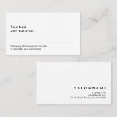 Carte De Visite Un simple rendez-vous professionnel (Devant / Derrière)