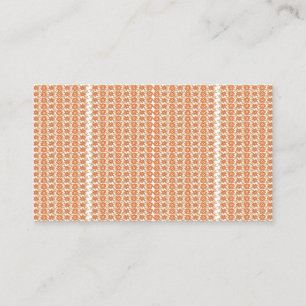 Carte De Visite Un tapis orange avec un motif texturé est posé à p