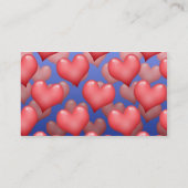 Carte De Visite Un tas de coeurs (Dos)