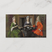 Carte De Visite Un thé (huile sur la toile) (Dos)