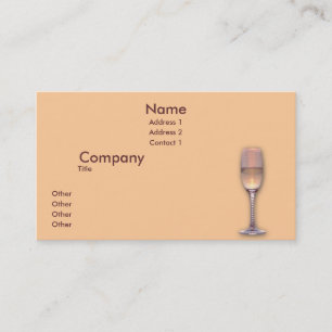Carte De Visite Un verres