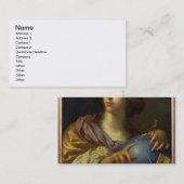 Carte De Visite Une allégorie d'astronomie (Devant / Derrière)