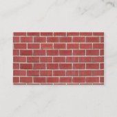 Carte De Visite Une autre brique dans le mur (Dos)