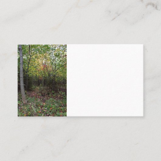 Carte De Visite Une balade d'automne (Devant)