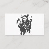 Carte De Visite Une chèvre grise chevauchant un chat - Choisir la  (Dos)